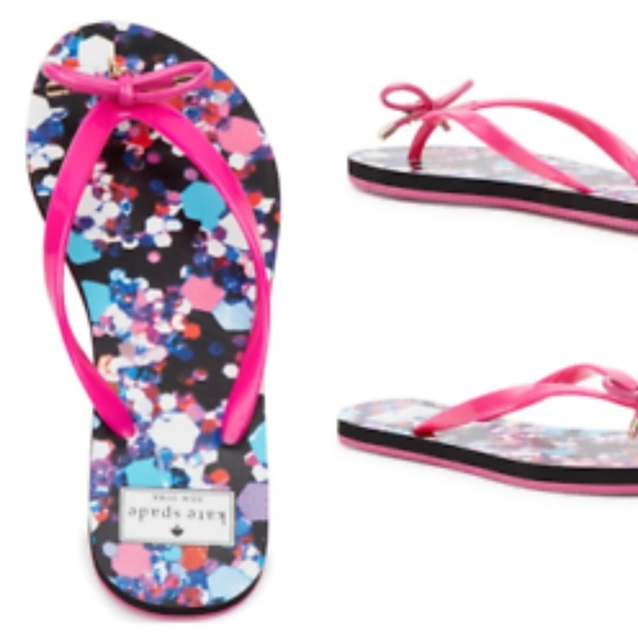 kate spade pink flip flops